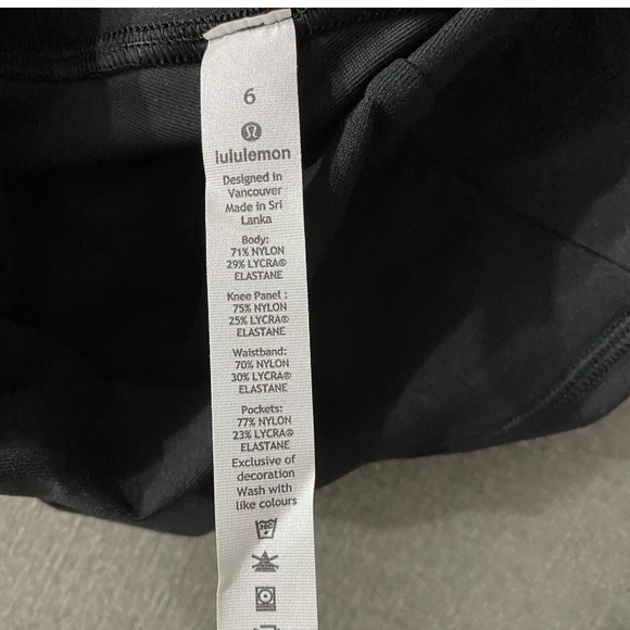 Lululemon • NWOT Black Crops 23” - Picture 7 of 10